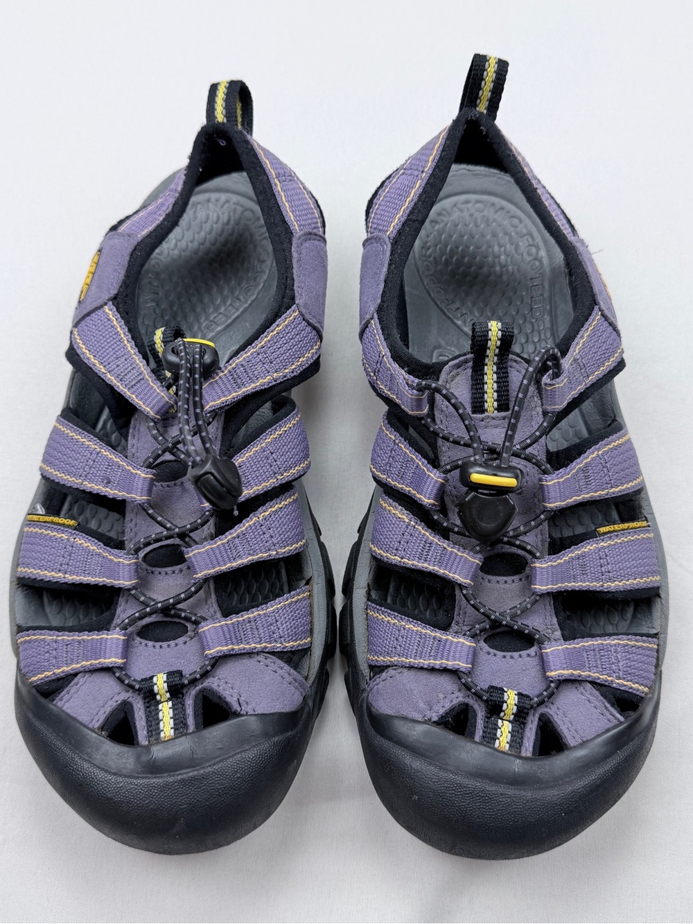 Keen Lavender and Black Outdoor Closed-Toe Sandals